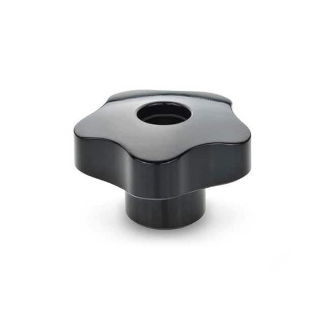 5337-40-M8-D FIVE-LOBED KNOB, PLASTIC