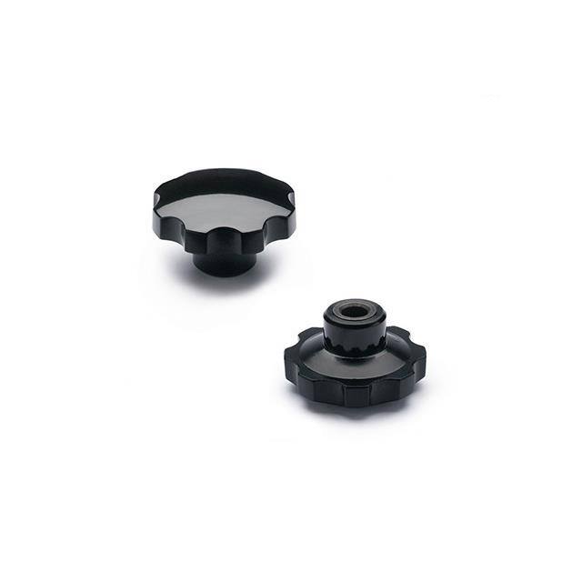 73501 VH.153-A, LOBE KNOBS, BLACK-OXID