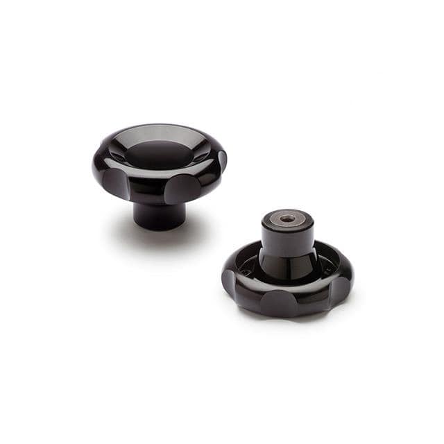 75401 VL.155-A, LOBE KNOBS, BLACK-OXID