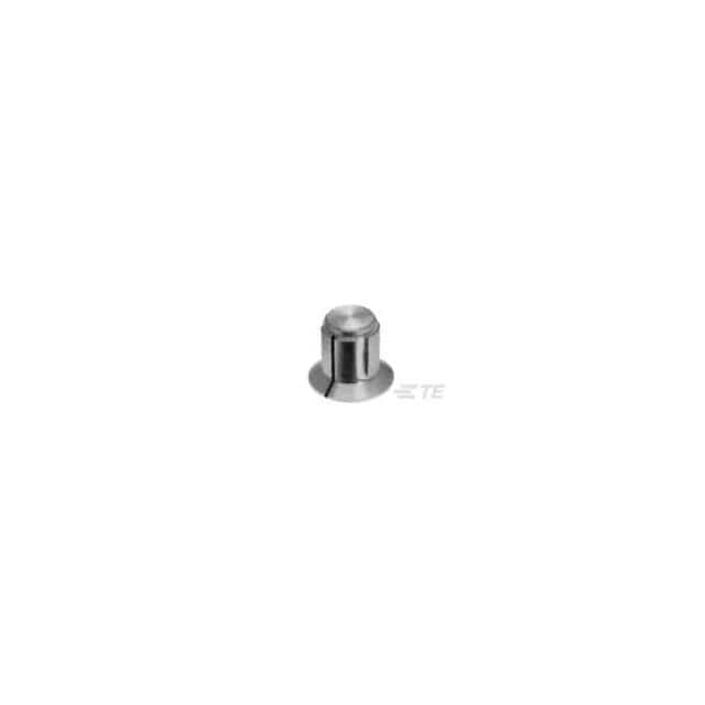 1437623-3 KS500A1/8=KNOB AL W/SKIRT 1/8