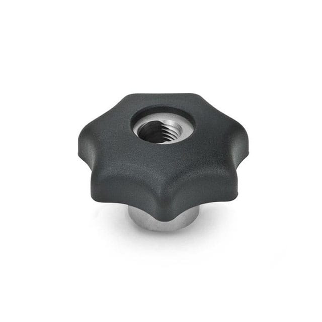 6336.3-40-M8-NI STAR KNOB, QUICK RELEASE