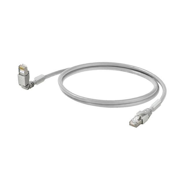 1248280012 CABLE MOD 8P8C R/A PLUG-PLUG 4'