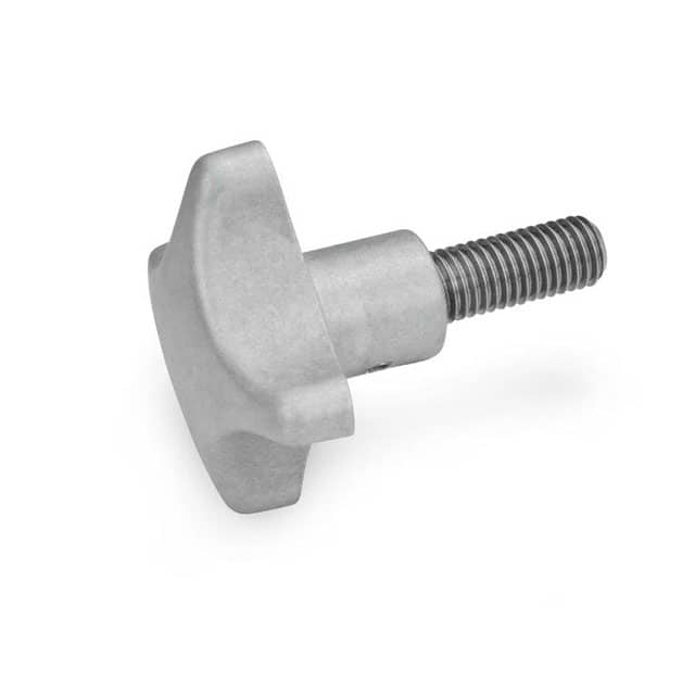 6335.5-AM-63-M12-30 ALUMINUM HAND KNOB, STUD