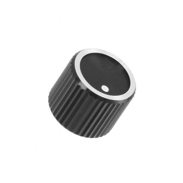 KU401B1/8 KNOB SERRATED 0.126" METAL