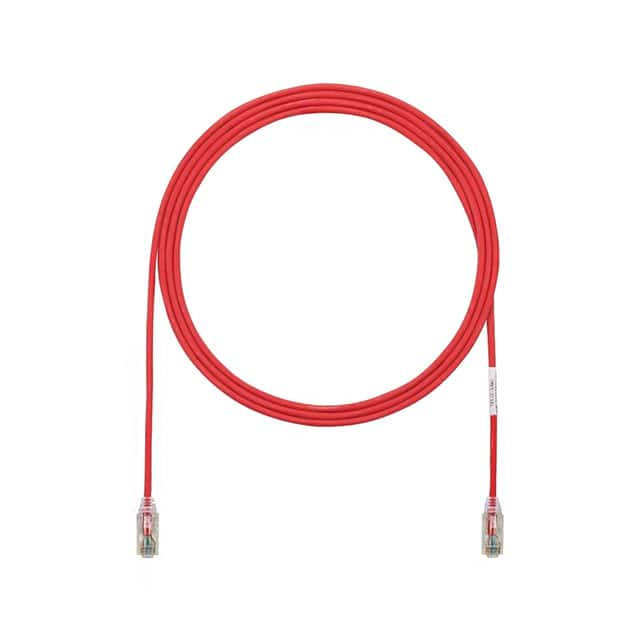 UTP28SP5RD CABLE MOD 8P8C PLUG TO PLUG 5'