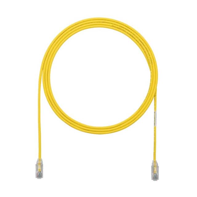 UTP28SP12YL COPPER PATCH CORD, CATEGORY 6 PE