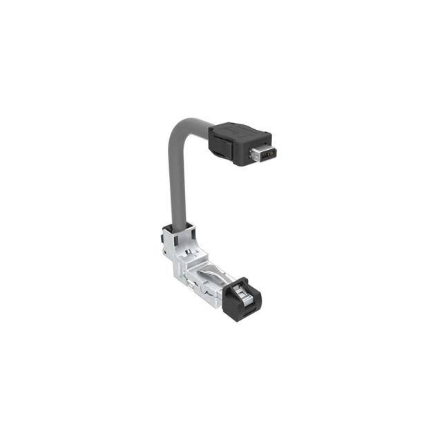 DRPC51A005A40 CABLE, CAT6A, INDUSTRIAL RJ45, 9