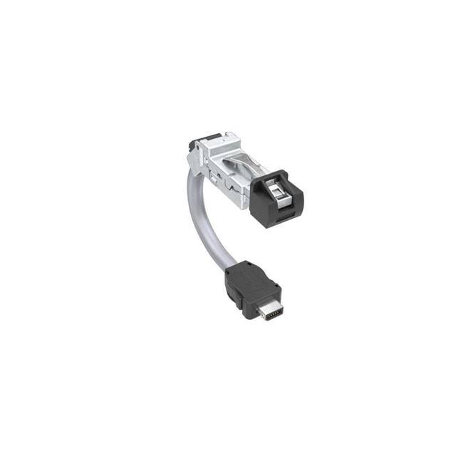 DRPC51A001A40 CABLE, CAT6A, INDUSTRIAL RJ45, 4