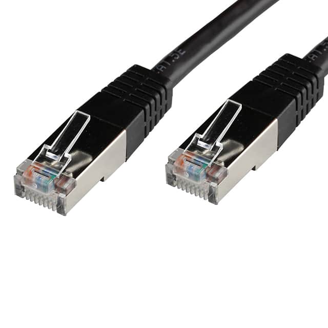 AMJS0909-1500-BKB-24 CABLE MOD 8P8C PLUG-PLUG 49.21'