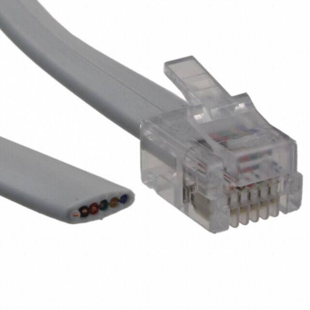 AT-S-26-6/4/W-7-OE CABLE MOD 6P4C PLUG TO CABLE 7'