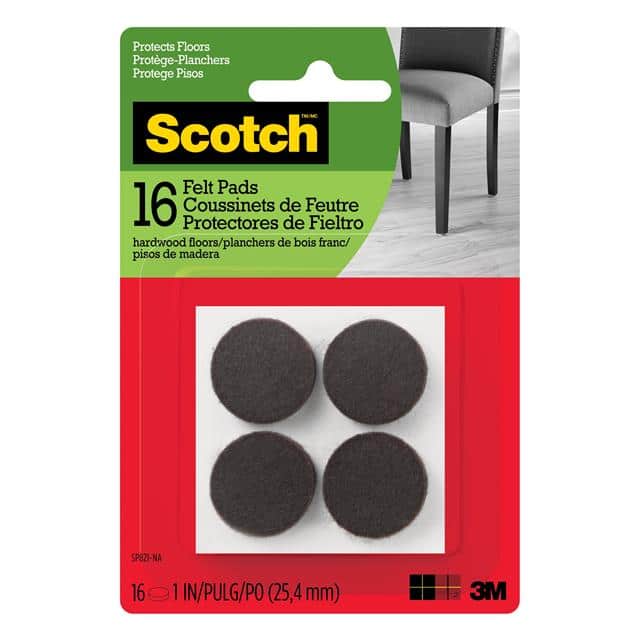 SP821-NA SCOTCH ROUND FELT PADS SP821-NA,