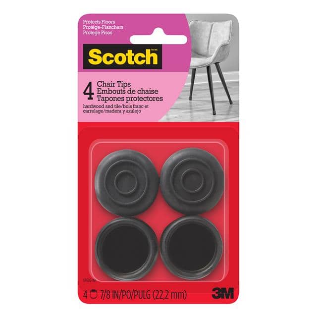 SP602-NA SCOTCH CHAIR TIPS SP602-NA, BLAC