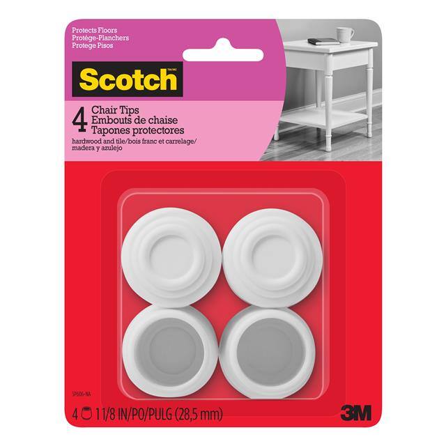 SP606-NA SCOTCH CHAIR TIPS SP606-NA, WHIT