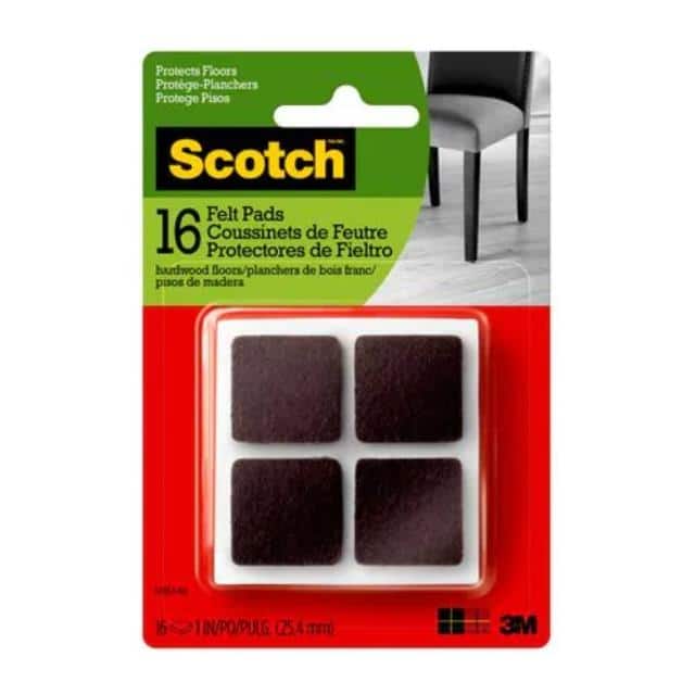 SP854-NA SCOTCH FELT PADS SQUARE, SP854-N