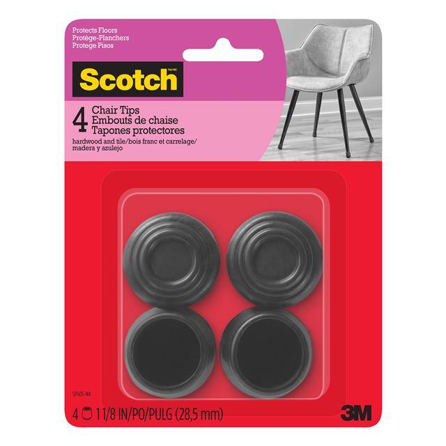 SP605-NA SCOTCH CHAIR TIPS SP605-NA, BLAC