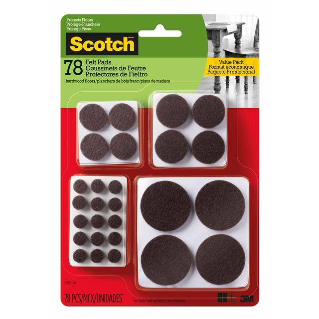 SP857-NA SCOTCH ROUND FELT PADS, SP857-NA