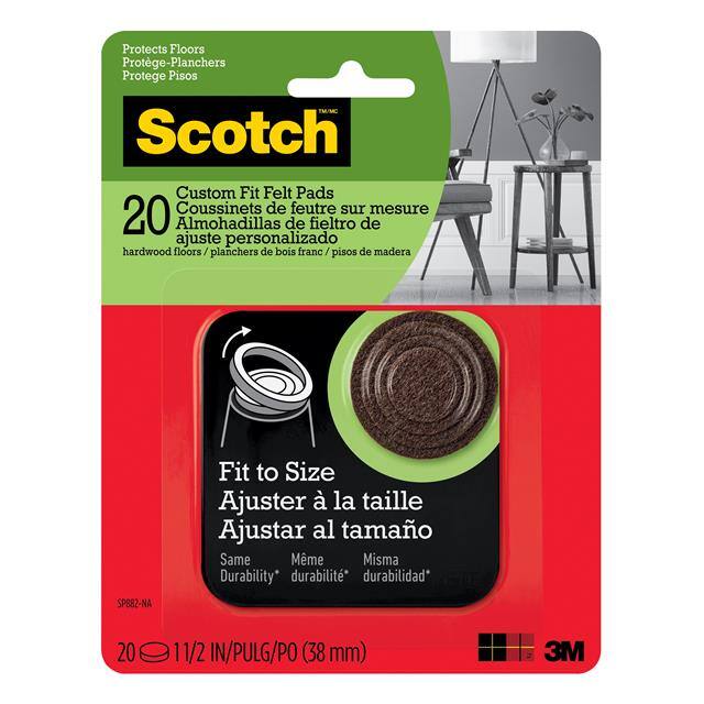 SP882-NA SCOTCH CUSTOM FIT FELT PADS SP88