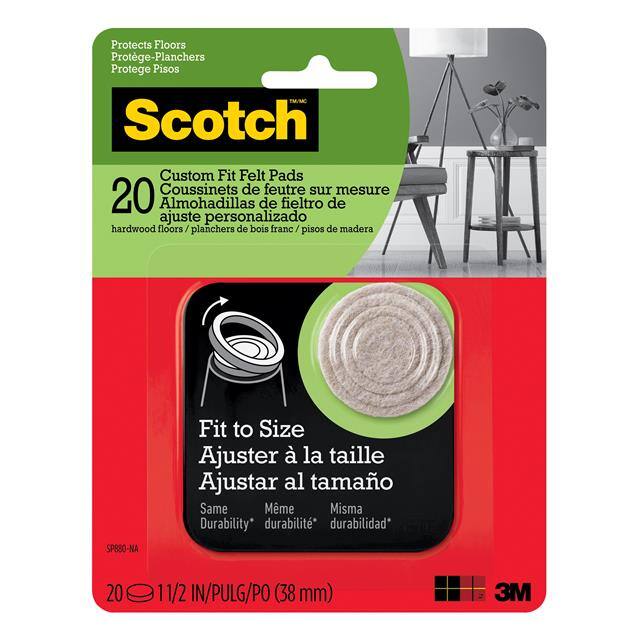 SP880-NA SCOTCH CUSTOM FIT FELT PADS SP88