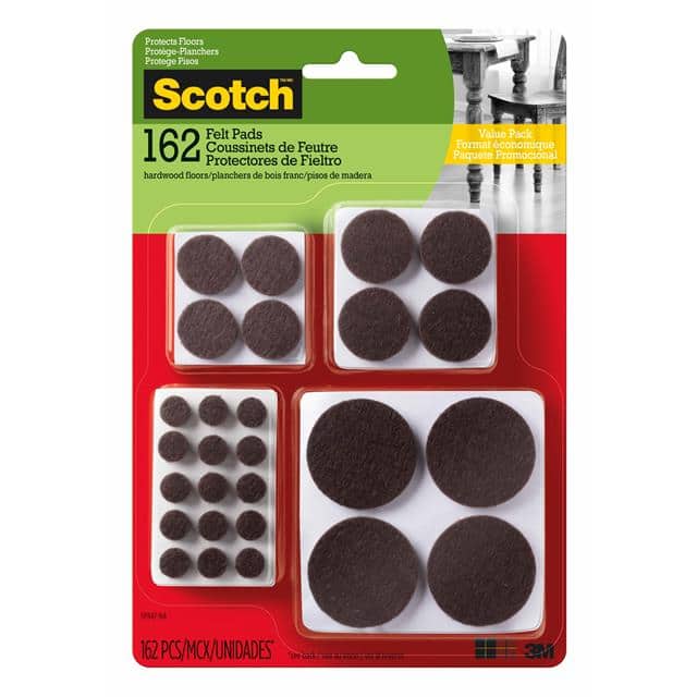 SP847-NA SCOTCH SELF-STICK FELT PADS, SP8