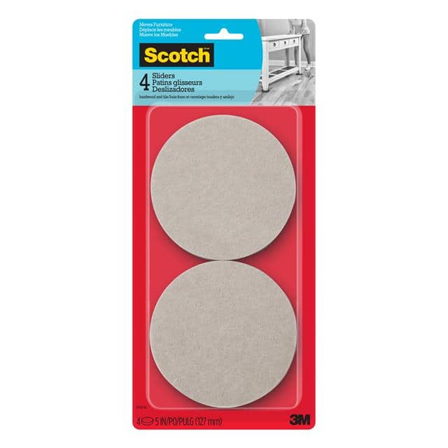SP662-NA SCOTCH FELT FURNITURE MOVERS SP6