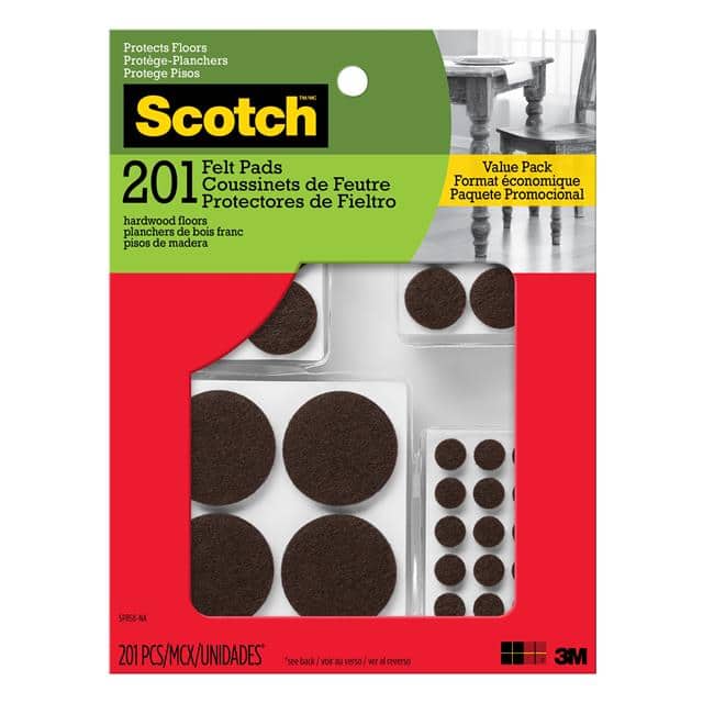 SP858-NA SCOTCH FELT PADS SP858-NA, ROUND