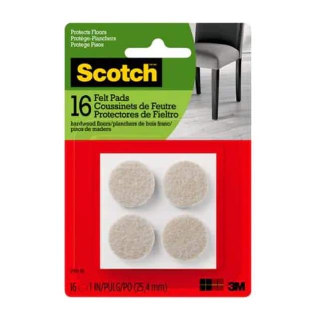SP801-NA SCOTCH ROUND FELT PADS SP801-NA
