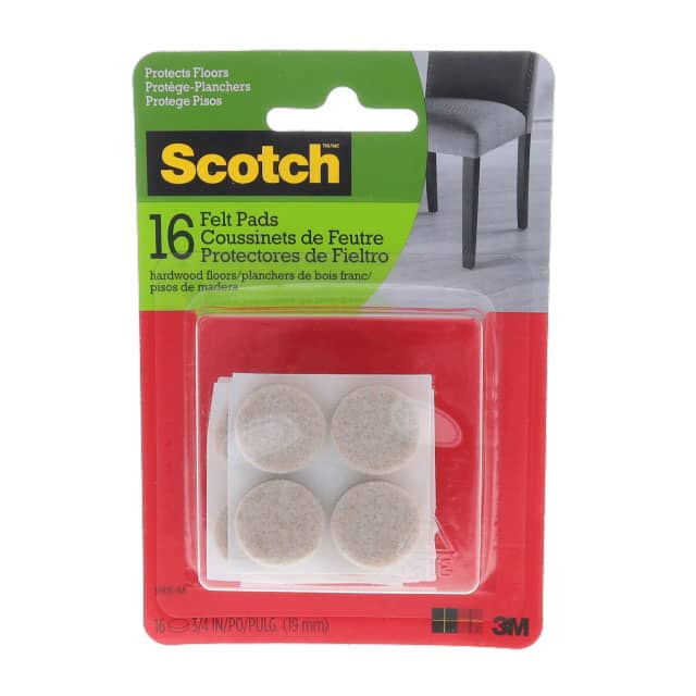 SP805-NA SCOTCH ROUND FELT PADS, SP805-NA