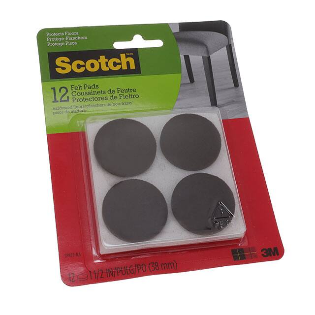 SP823-NA SCOTCH ROUND FELT PADS SP823-NA,