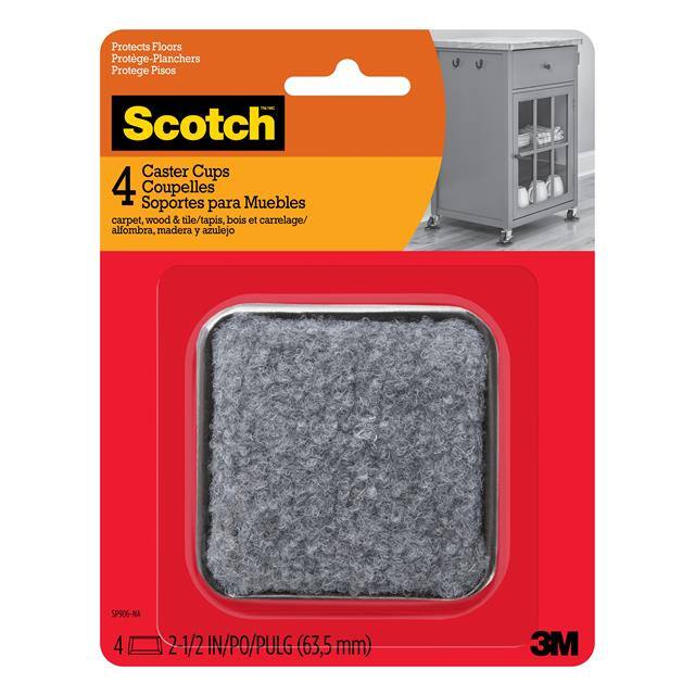 SP906-NA SCOTCH CASTER CUPS SP906-NA, SQU