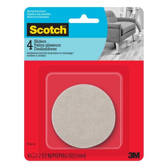 SP660-NA SCOTCH FELT FURNITURE MOVERS SP6