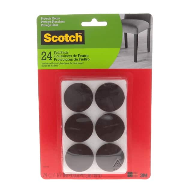 SP824-NA SCOTCH ROUND FELT PADS SP824-NA