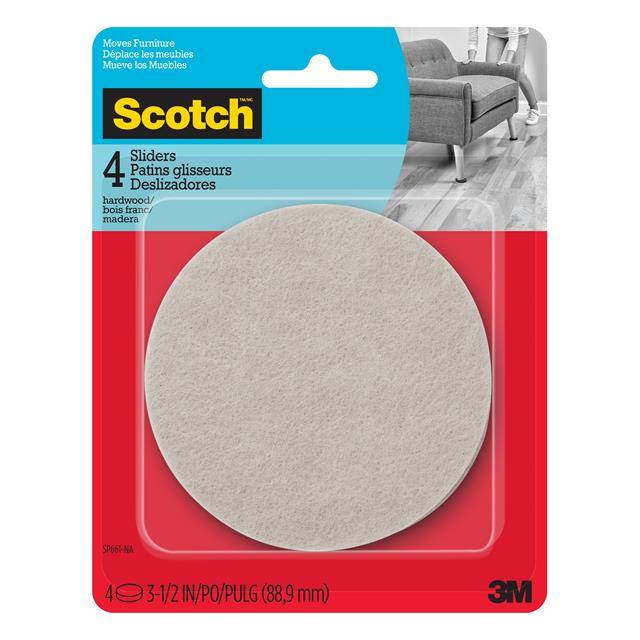SP661-NA SCOTCH FELT FURNITURE MOVERS SP6