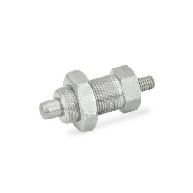617-5-M10X1-GK-NI STAINLESS STEEL INDEXING PLUNGER