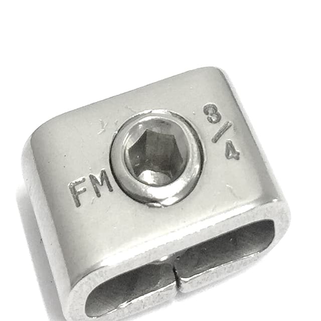 FSB73M0820NFMT 304 SSSCREW-LOKT BUCKLE 3/4" WID