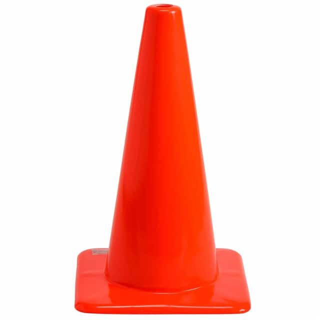 80111 TRAFFIC CONE ORANGE VINYL 18"