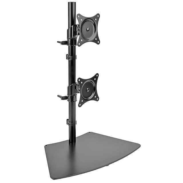 DDR1527SDC DUAL VERTICAL DESK MOUNT MONITOR