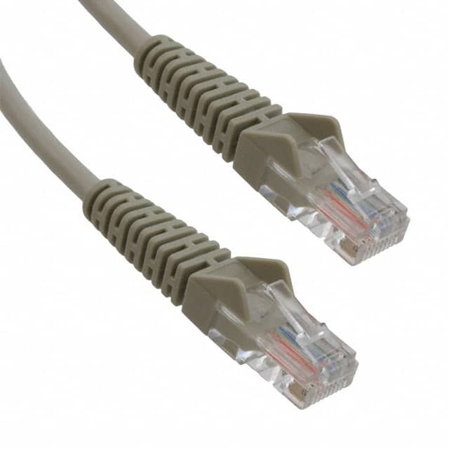 N001-005-GY CABLE MOD 8P8C PLUG TO PLUG 5'
