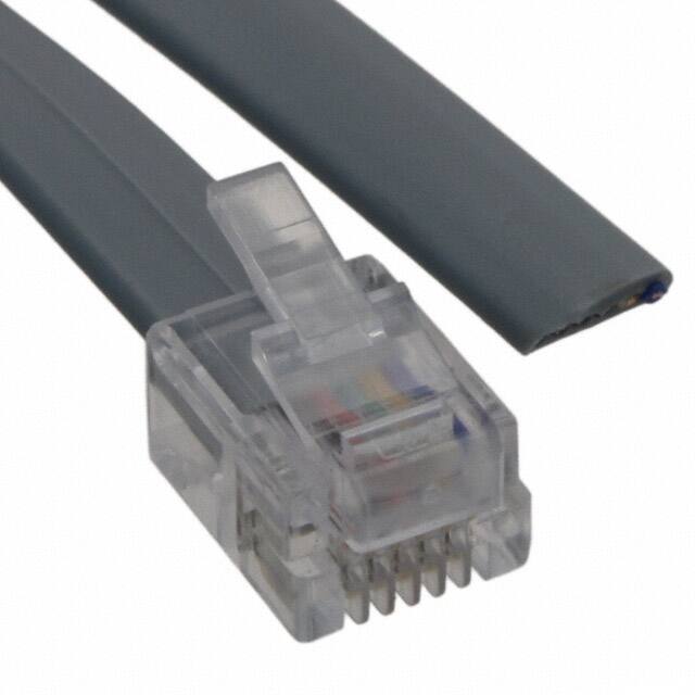 AT-S-26-6/6/S-25-OE CABLE MOD 6P6C PLUG TO CABLE 25'