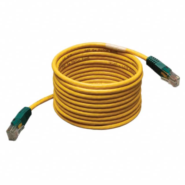 N010-010-YW CABLE MOD 8P8C PLUG TO PLUG 10'