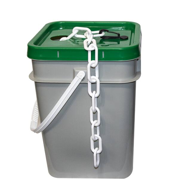 50001-P 2IN X 160FT WHITE PLASTIC CHAIN