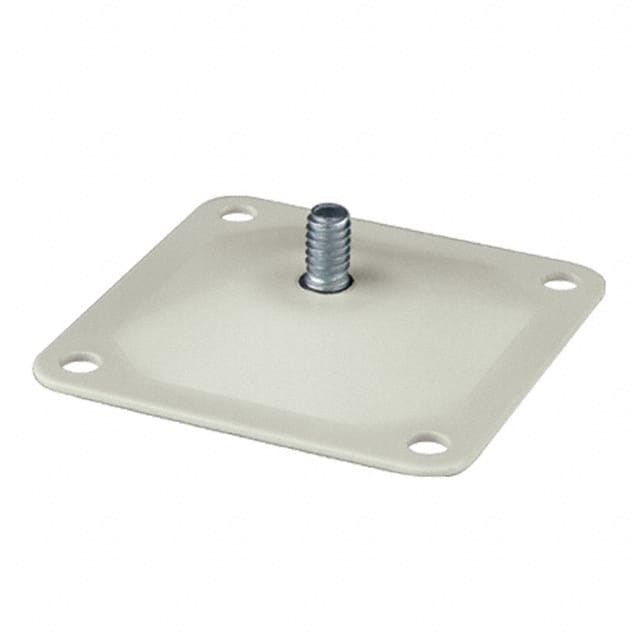 861W CCTV SQUARE BASE 2.5 X 2.5 WH