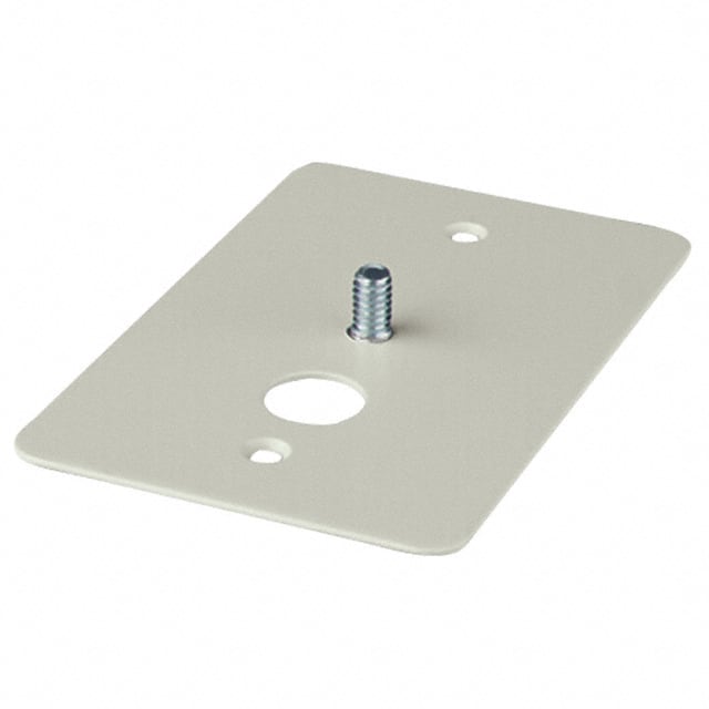 862W CCTV J-BOX PLATE BASE - WHITE