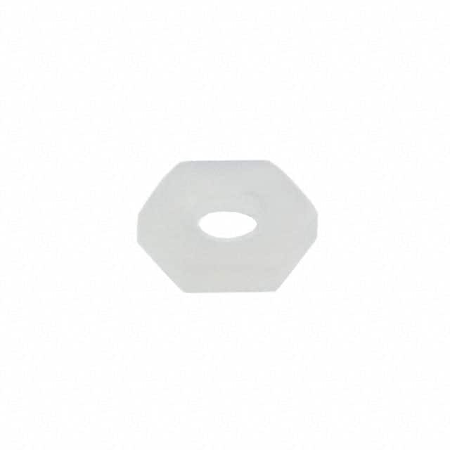 04M060100HN HEX NUT, NATURAL, NYLON, M6 X 1.