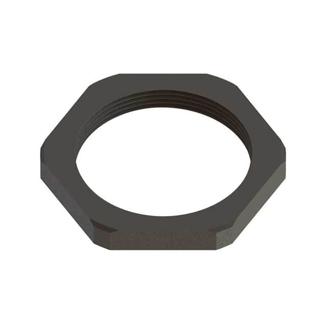 CGLN-M12-BK LOCK NUT 0.669" NYLON M12