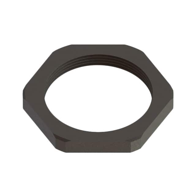CGLN-NPT-3/8-BK LOCK NUT 0.866" NYLON NPT-3/8