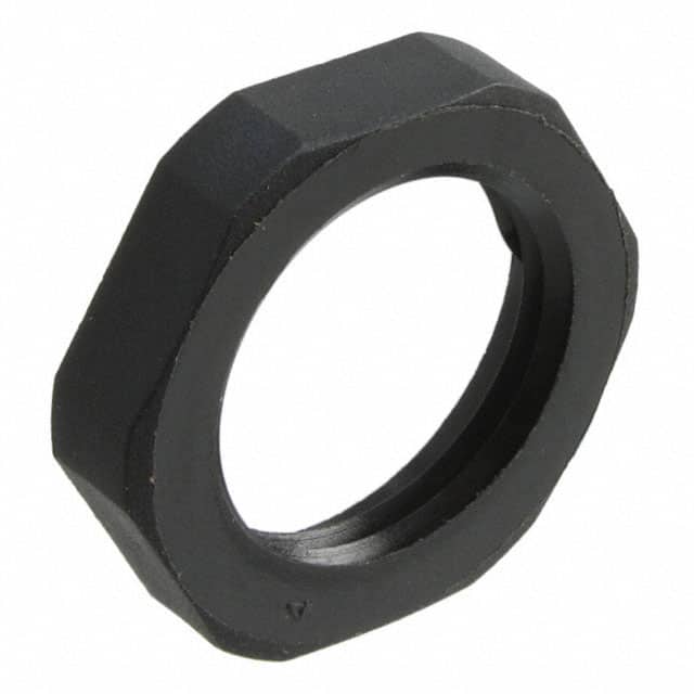 CGLN-NPT-1/2-BK LOCK NUT 1.062" NYLON NPT-1/2