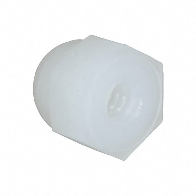 0537516LCN CAP NUT, NATURAL, NYLON 6/6, 3/8