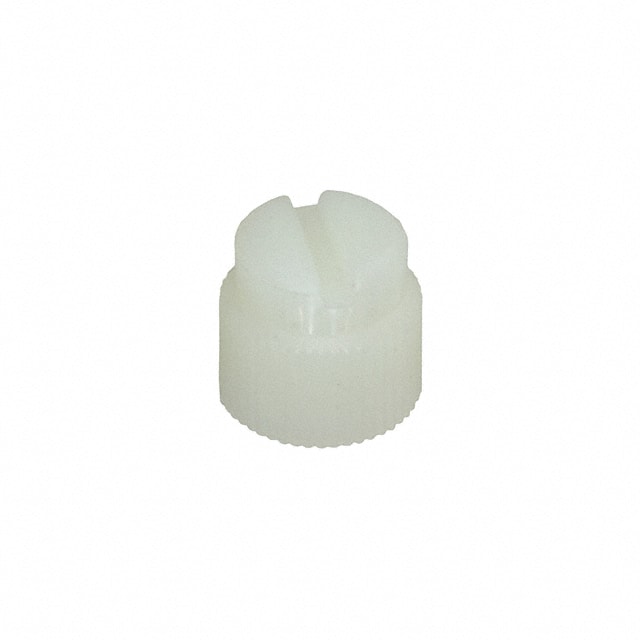 0500832SCN SLOTTED THUMB NUT, NATURAL, NYLO