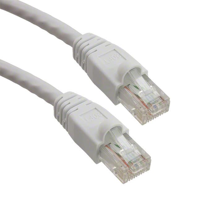 DK-1611-020/WH CABLE MOD 8P8C PLUG TO PLUG 20'