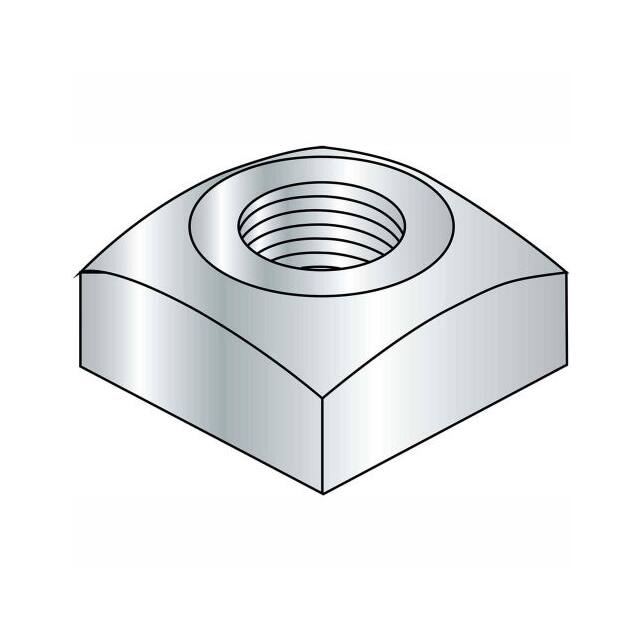 237032 SQUARE NUT, 3/8-16, GRADE 2, STE